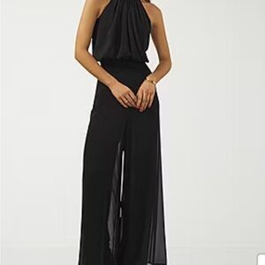 MSK Black Halter Jumpsuit